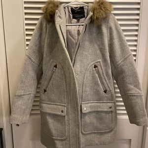 J. Crew Chateau Parka in Italian Stadium-Cloth Wool
